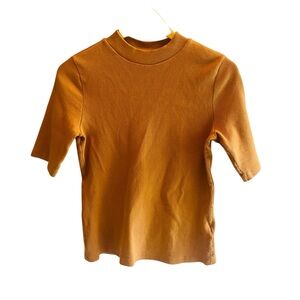 Anthropologie Orange Sweater